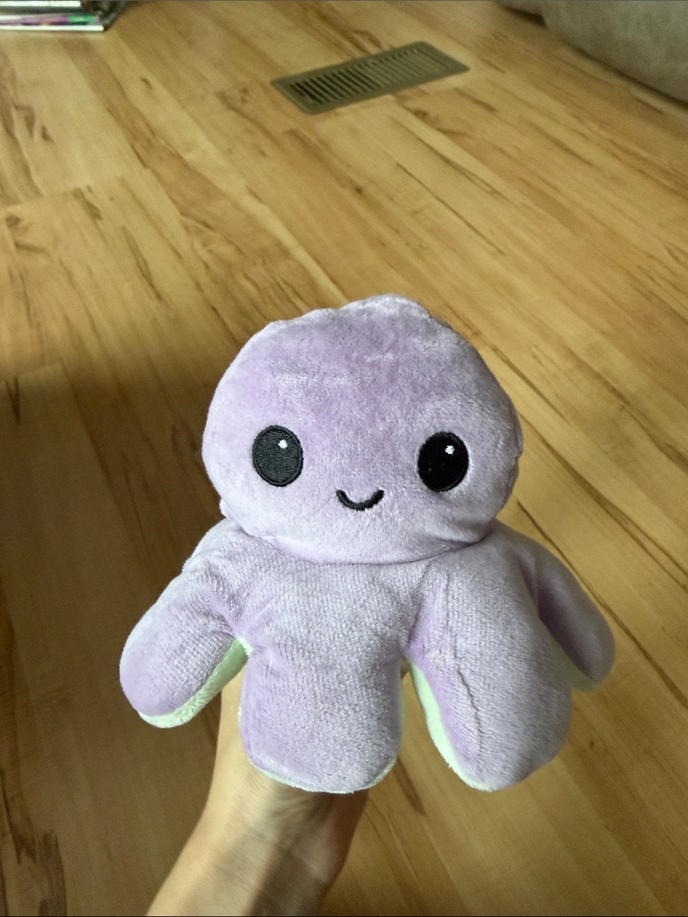 Plush Reversible Octopus Toy - Lavender